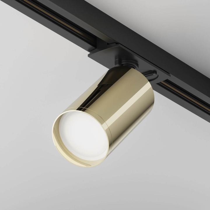 Image du produit Maytoni Focus Lampe sur rail GU10 monophasée orientable noir or (GU10)