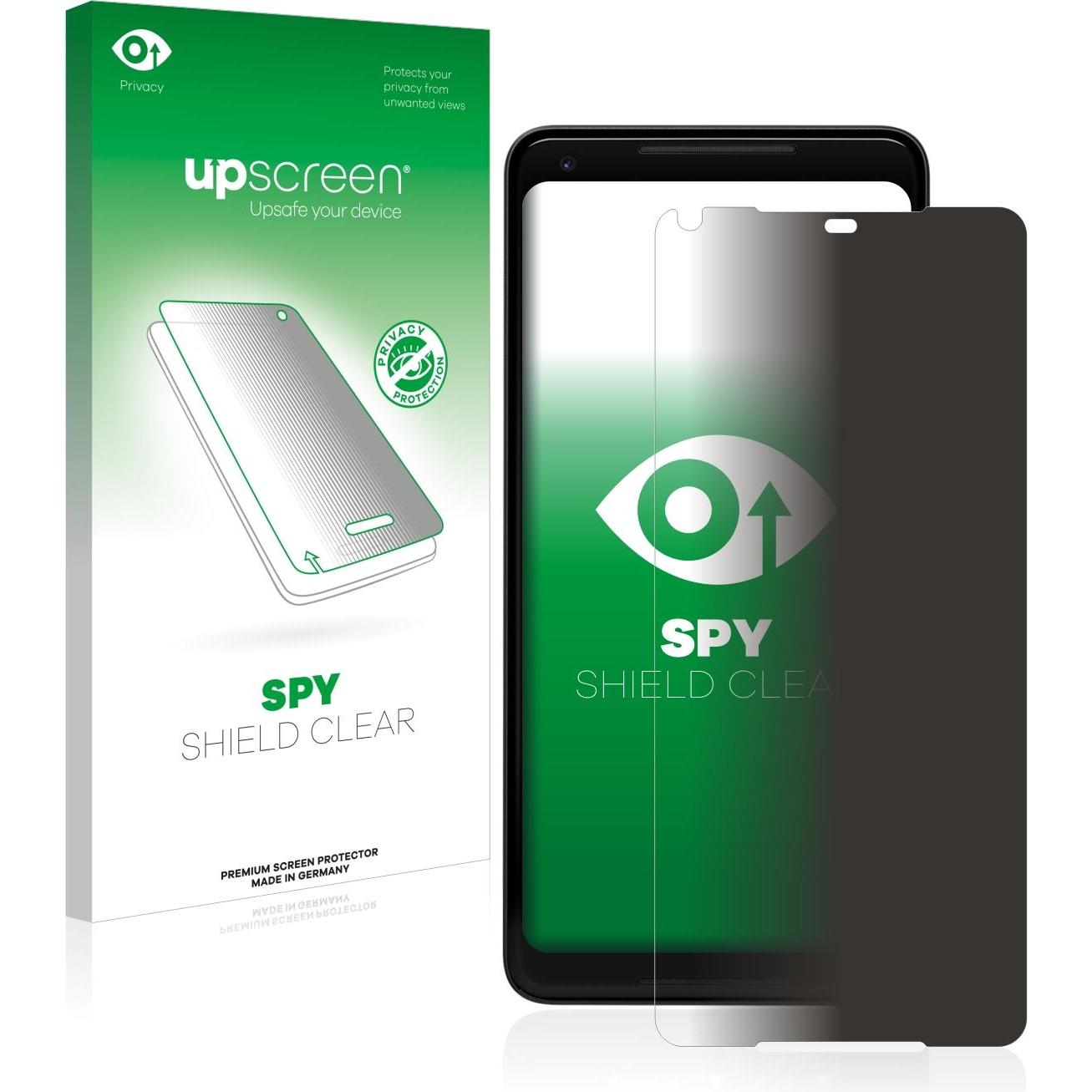 upscreen Spy Shield Blickschutzfolie (1 Stück, Google Pixel 2 XL), Smartphone Schutzfolie, Transparent