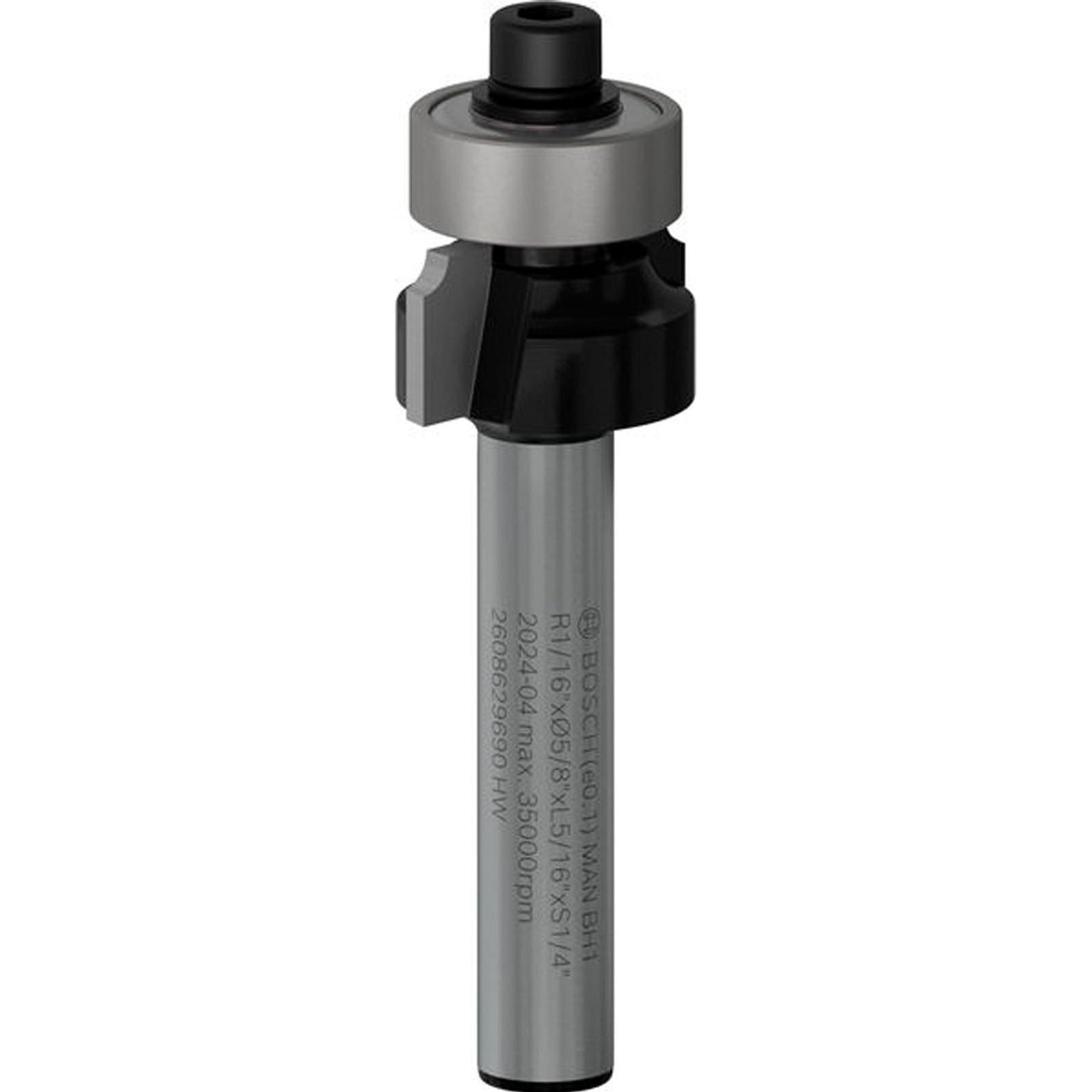 Bosch Hausgeräte, Punte per fresa, Abrundfräser PRO R1/16""x5/8x1/4 2608629690