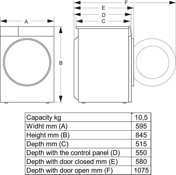 Immagine prodotto Hisense WD5I1045BWQ
