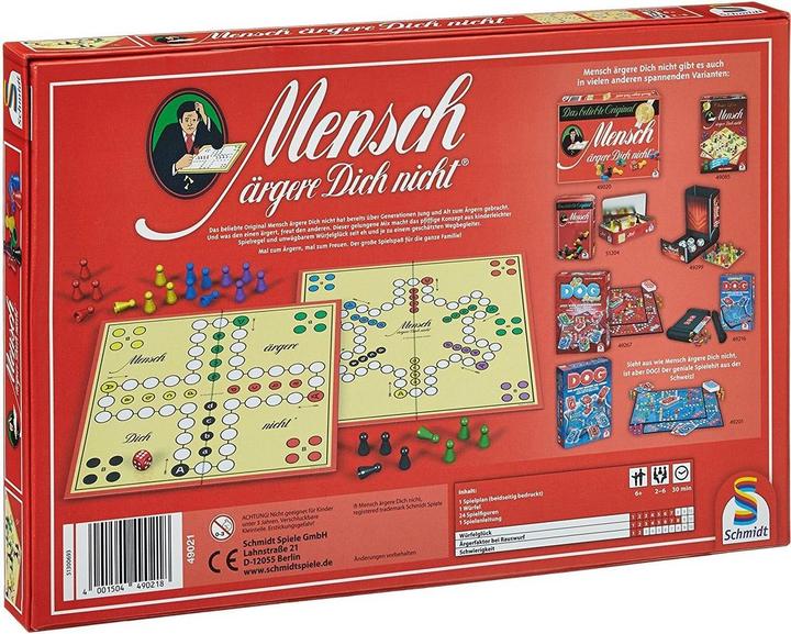 Produktbild Schmidt Spiele Mensch ärgere Dich nicht (Deutsch, 2 - 6 Spieler)
