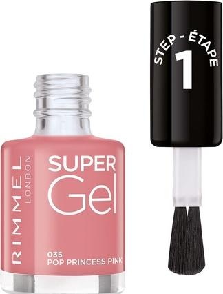 Actual product image Rimmel London Rimmel - Super Gel Nail Polish 035 Pop Princess Pink (035, Colour paint)