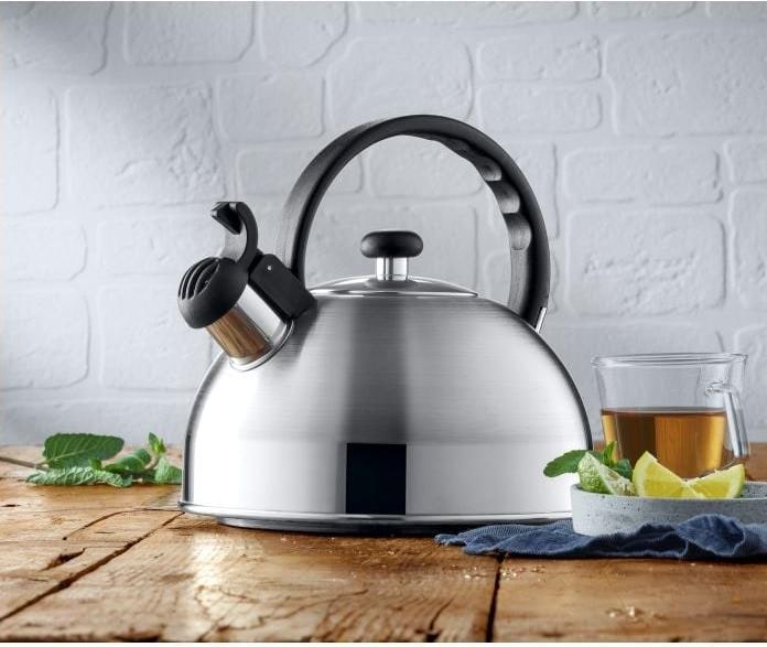 Produktbild WMF Orbit Wasserkessel / Wasserkocher Induktion / Teekocher 1,5l, Cromargan Edelstahl (1.50 l)