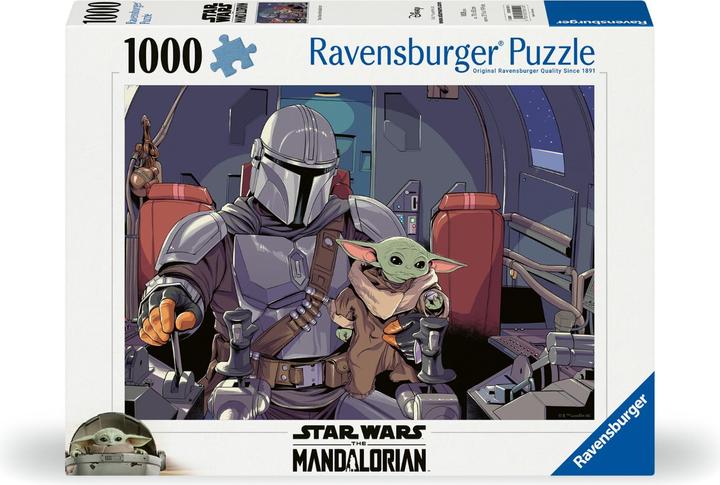 Produktbild Ravensburger Puzzle 12000512 - The Mandalorian - 1000 Teile Star Wars Puzzle für Erwachsene und (1000 Teile)