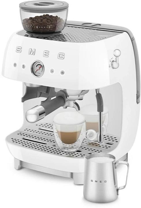 Immagine prodotto Smeg EGF03WHEU Macchina per caffè espresso, completamente automatica, stile anni '50, bianca