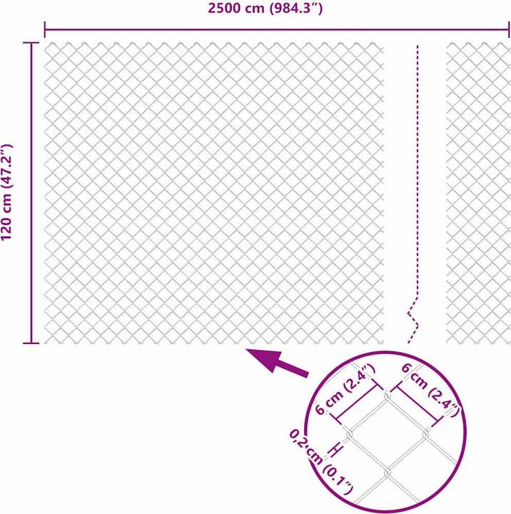 Actual product image vidaXL Zaunpfosten