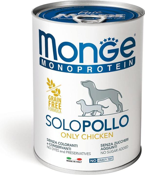 Actual product image Monge Monoprotein Solo Pollo (Adult, 1 pcs., 400 g)