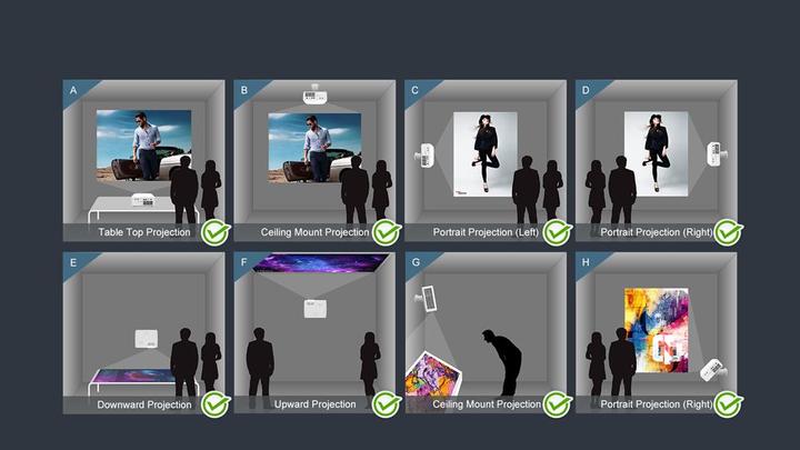 Actual product image Optoma zw340e dlp wxga 3600ans 300 000:1 (WXGA, 3600 lm, 1.54 - 1.72:1)