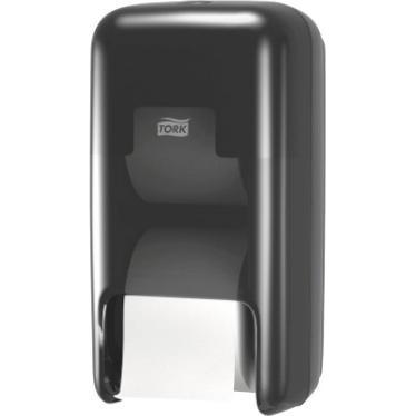 Tork, Toilettenpapierhalter, OptiServe Dispenser 2 ruller Toiletpapir uden hylse. Sort