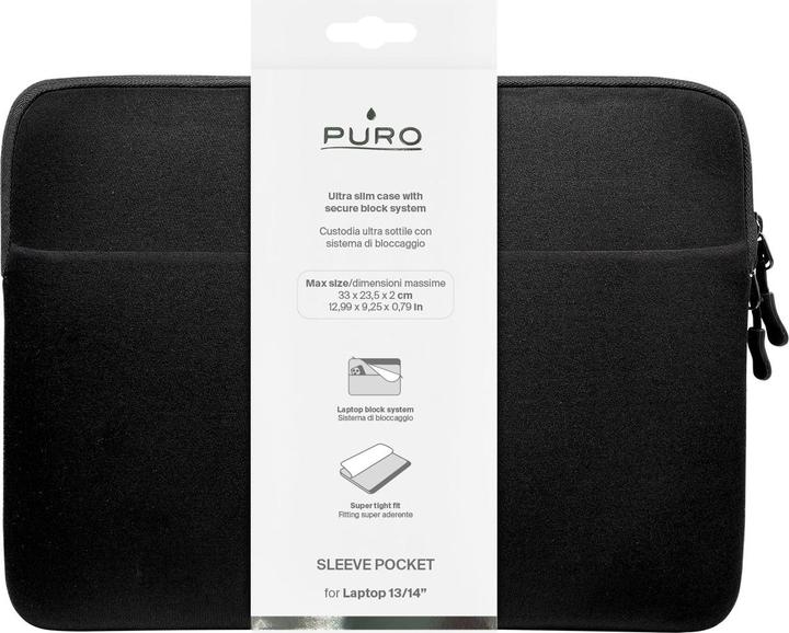 Actual product image Puro Sleeve Pocket bag for PC up to 13Inc (13", Universal)