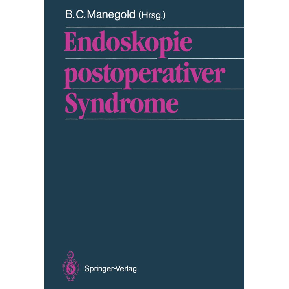 Endoskopie postoperativer Syndrome, Fachbücher