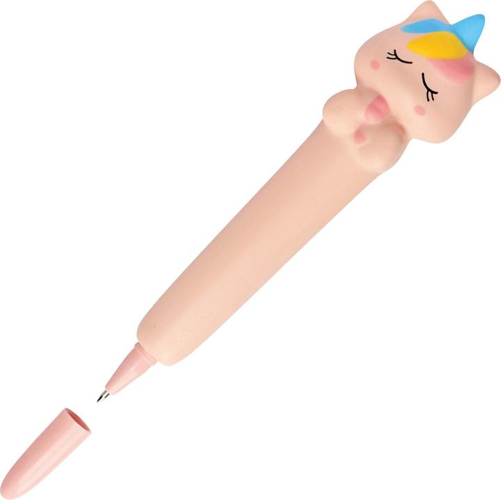 Image du produit Online Stylo bille Anti Stress Pen Licorne M rose (3x)