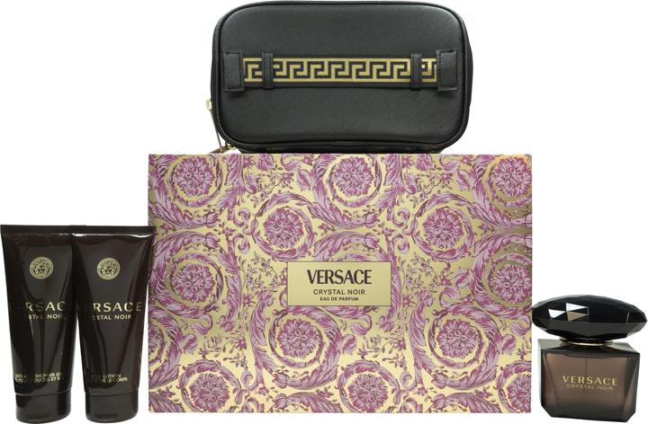 Immagine prodotto Versace Crystal Noir Christmas 2024 Eau de Parfum / Gel doccia / Lozione corpo / Astuccio (Set profumo)