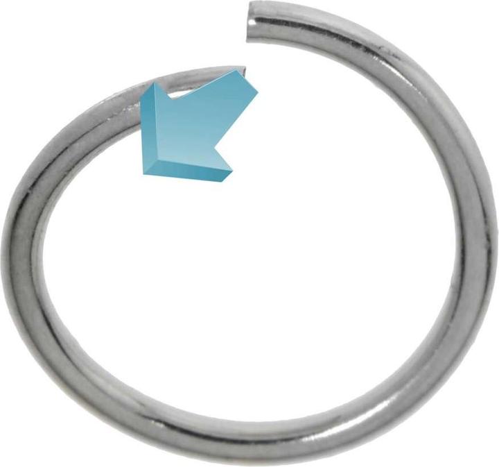 Immagine prodotto Bijouteria Nasenring (Acciaio inossidabile)