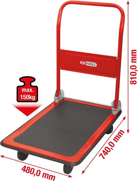 Produktbild KS Tools Plattformwagen für Lager und Werkstatt. 150kg (150 kg)