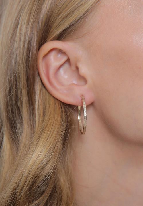 Immagine prodotto Elli Creolen mit Stecker Basic Hammerschlag (Argento)