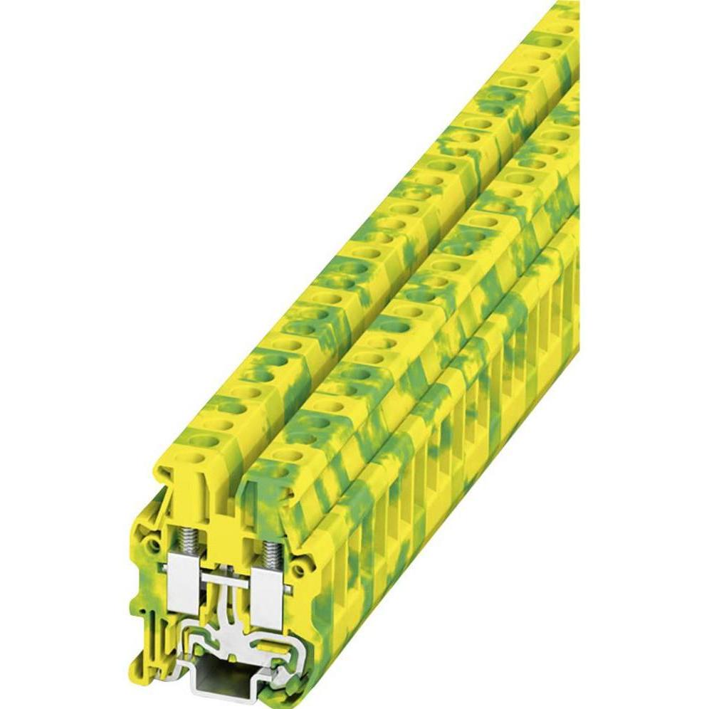 Phoenix Contact Mini ground terminal block - MUT 4-PE, Cavo + Spina elettrica, Verde