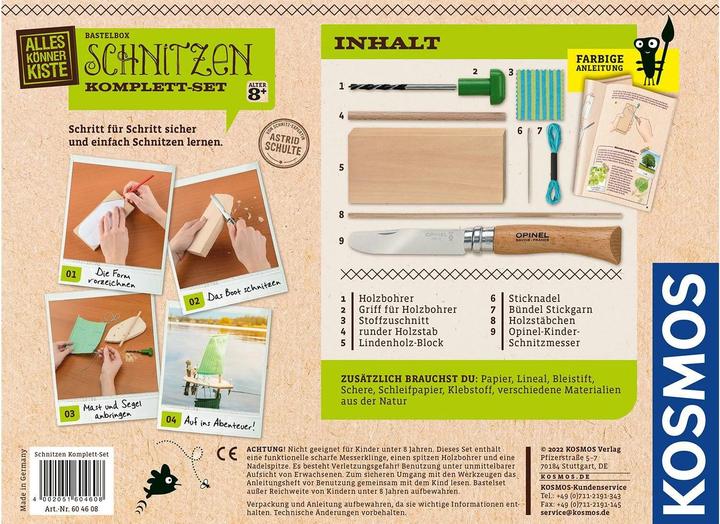 Produktbild Kosmos Bastelbox Schnitzen