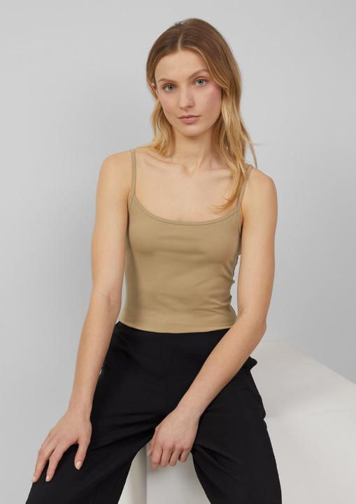 Image du produit S.Oliver T-Shirt Top mit verstellbaren Spaghettiträgern im Slim Fit (46)