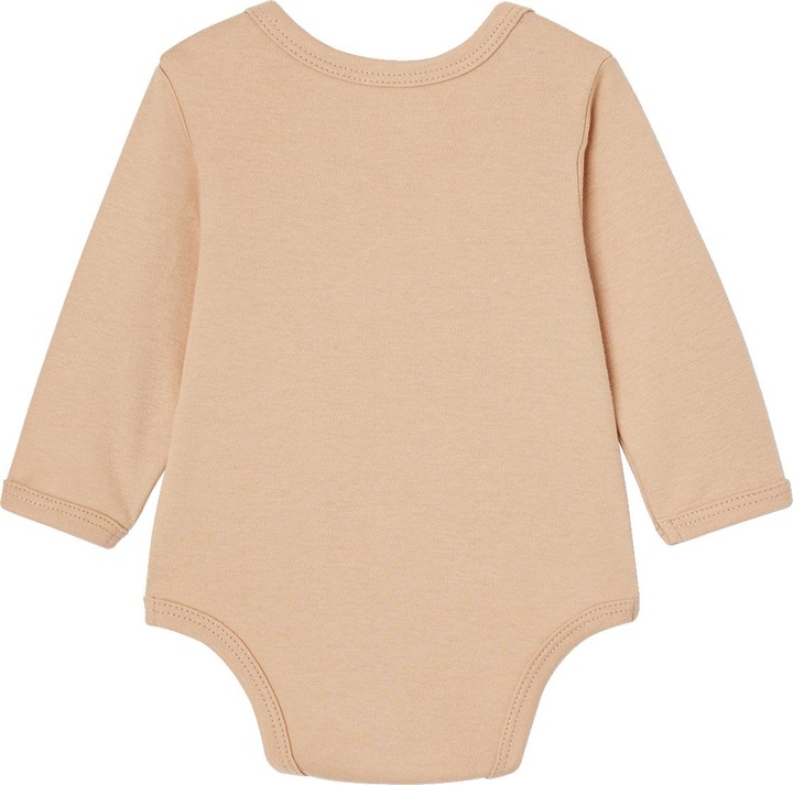 Image du produit Vertbaudet Lot de 5 bodies bébé manches longues à enfiler en coton bio avec fruits (56)