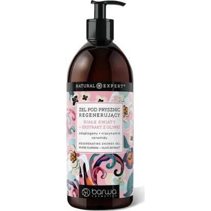 Barwa, Duschmittel, Farbe 480ml Natural Express Dry Gel White Flower Olive Extract Regenerierend (480 ml)