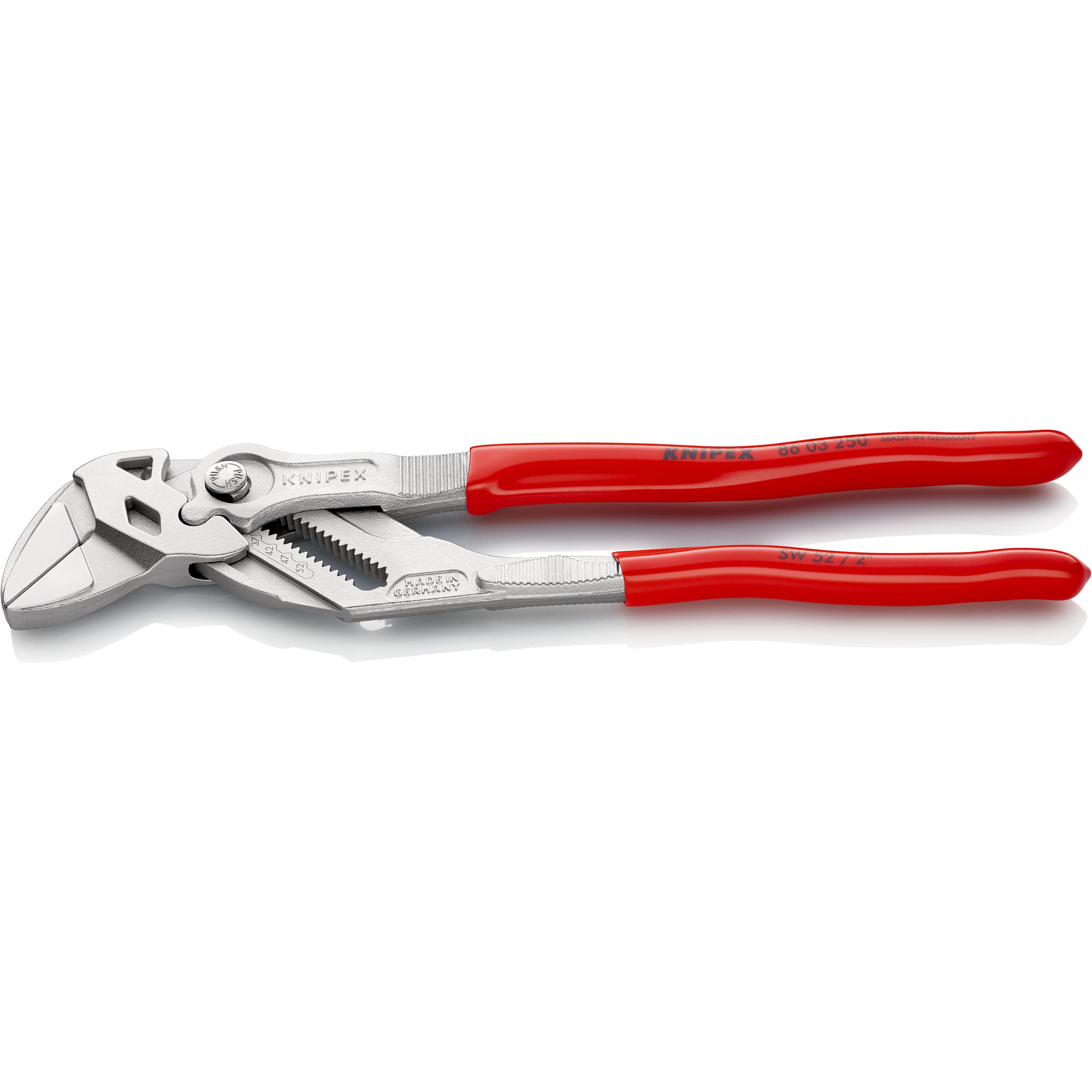 Knipex, Zange, ZangenschlüsselZange und Schraubenschlüssel in einem Werkzeug 86 03 250 SB (250 mm)