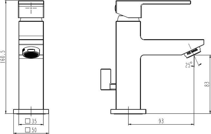 Immagine prodotto Schütte Rubinetto bagno TOKYO II Miscelatore lavabo cromo Miscelatore monocomando 24110