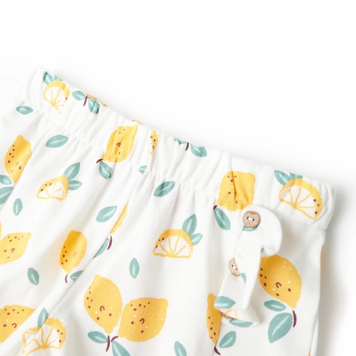 Actual product image VidaXL Children's shorts Ecru 128,Material: 100 % cotton,Colour (128)