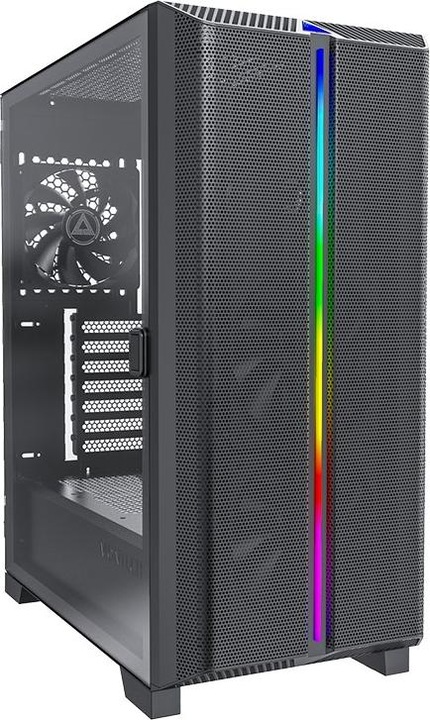 Actual product image Montech SKY ONE Lite, Midi Tower, Tempered Glass - black (Mini-ITX, mATX)