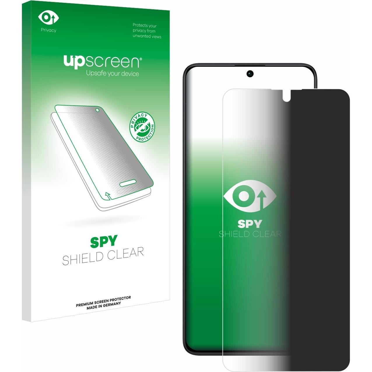 upscreen Spy Shield Blickschutzfolie (1 Stück, Xiaomi Redmi Note 13 Pro 5G), Smartphone Schutzfolie, Blau