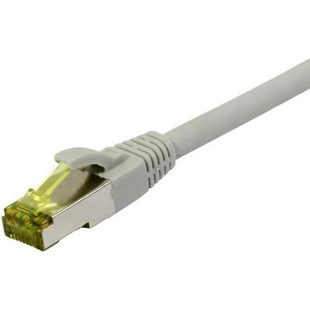 Synergy 21 Kabel Patch-RJ45 S-STP(S/FTP) 500Mhz 0.15m CAT6A *grau* TPE/LSZH(Ultraflex) AWG26 mit CAT7 Rohkabel (S/FTP, C...