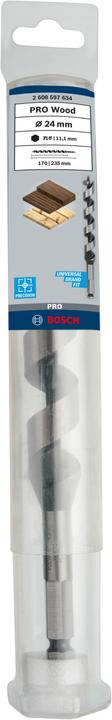 Immagine prodotto Bosch Professional Zubehör PRO Legno Punta per legno, 24 x 170 x 235 mm (11,1 mm)