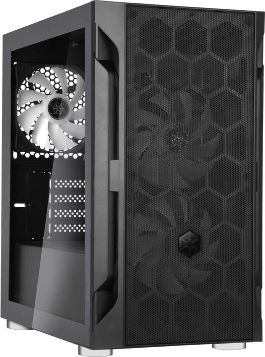 Produktbild Silverstone Fara H1M Pro Micro-ATX Gehäuse - Tempered Glass, ARGB (mATX, Mini-ITX, Mini-DTX)