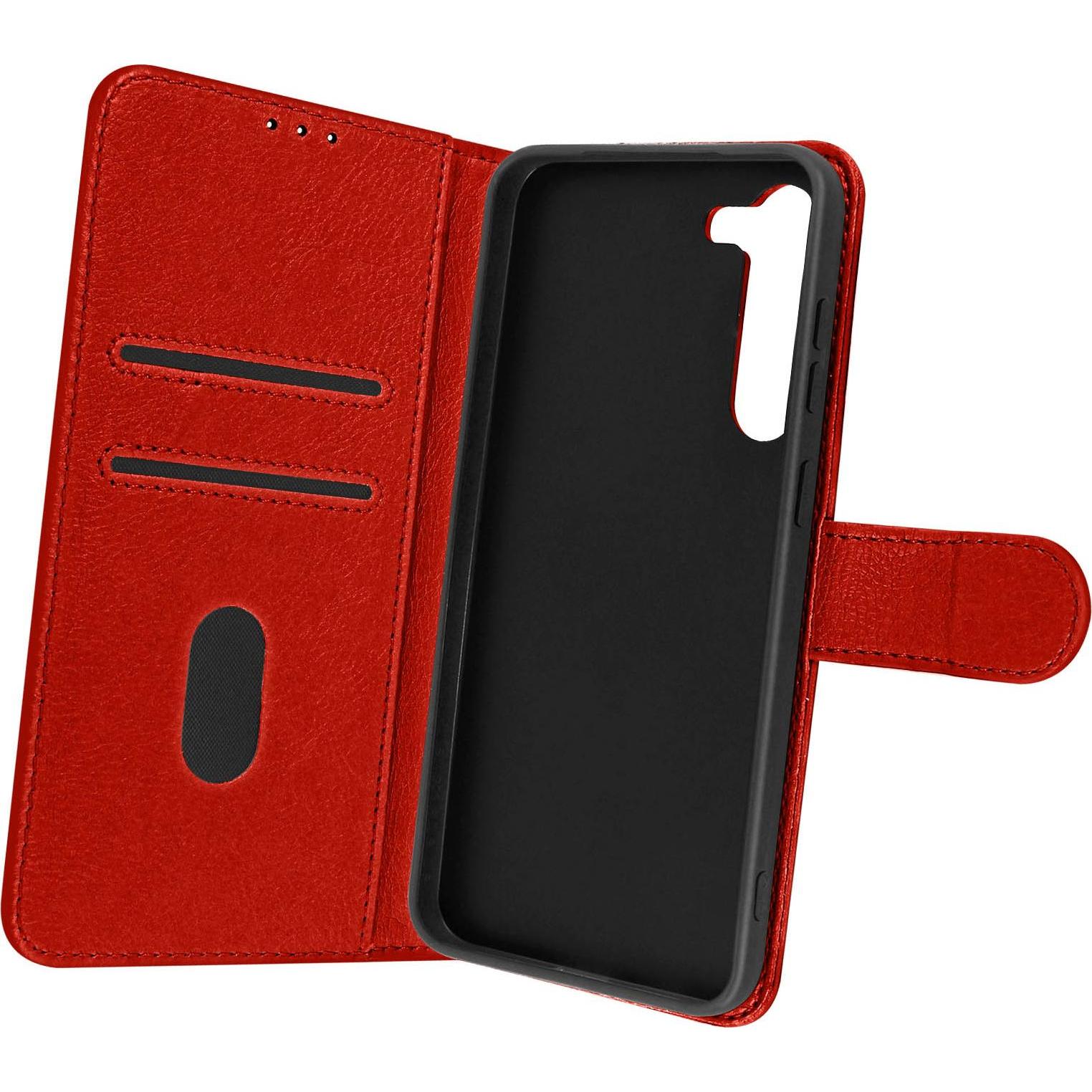 Avizar Chesterfield Series (Samsung Galaxy S23+), Smartphone Hülle, Rot
