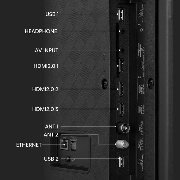 Actual product image Hisense TV 55A6K (55", LED, 4K, 2023)