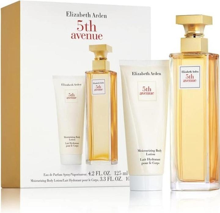 Elizabeth Arden 5TH AVENUE Eau de Parfum 125ml 2-teiliges Geschenkset Floral Woody Perfume Luxury Fragranc (Parfum Set)