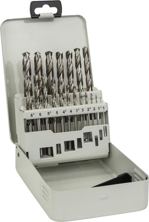 Produktbild Bosch Professional Zubehör 19-tlg. Metallbohrer-Set HSS-G, DIN 338, 135°, 1–10 mm (1 mm, 1.5 mm, 10 mm, 2 mm, 2.5 mm, 3 mm, 3.5 mm, 4 mm, 4.5 mm, 5 mm, 5.5 mm, 6 mm, 6.5 mm, 7 mm, 7.5 mm, 8 mm, 8.5 mm, 9 mm, 9.5 mm)