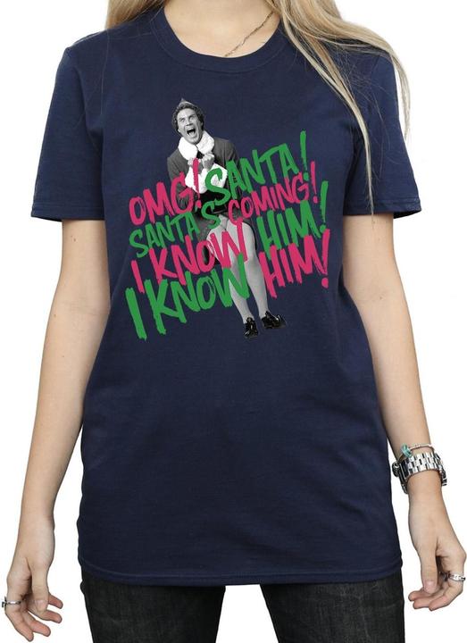 Produktbild Elf Santa's Coming TShirt (L)