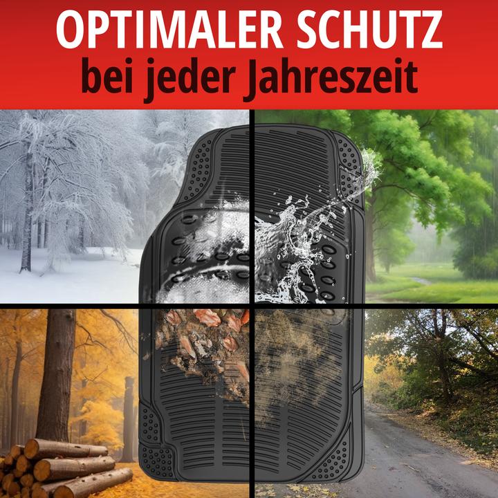 Image du produit CarComfort Gummimatte Titus (2 tapis avant + 2 tapis arrière)