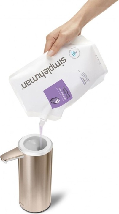 Actual product image Simplehuman Sensor dispenser rechargeable