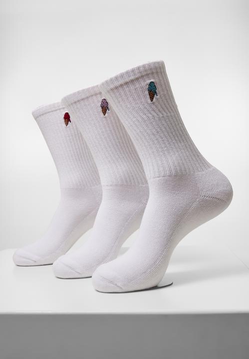 Produktbild Mister Tee Ice Cream Socks 3-Pack (3er Pack, 43 - 46)