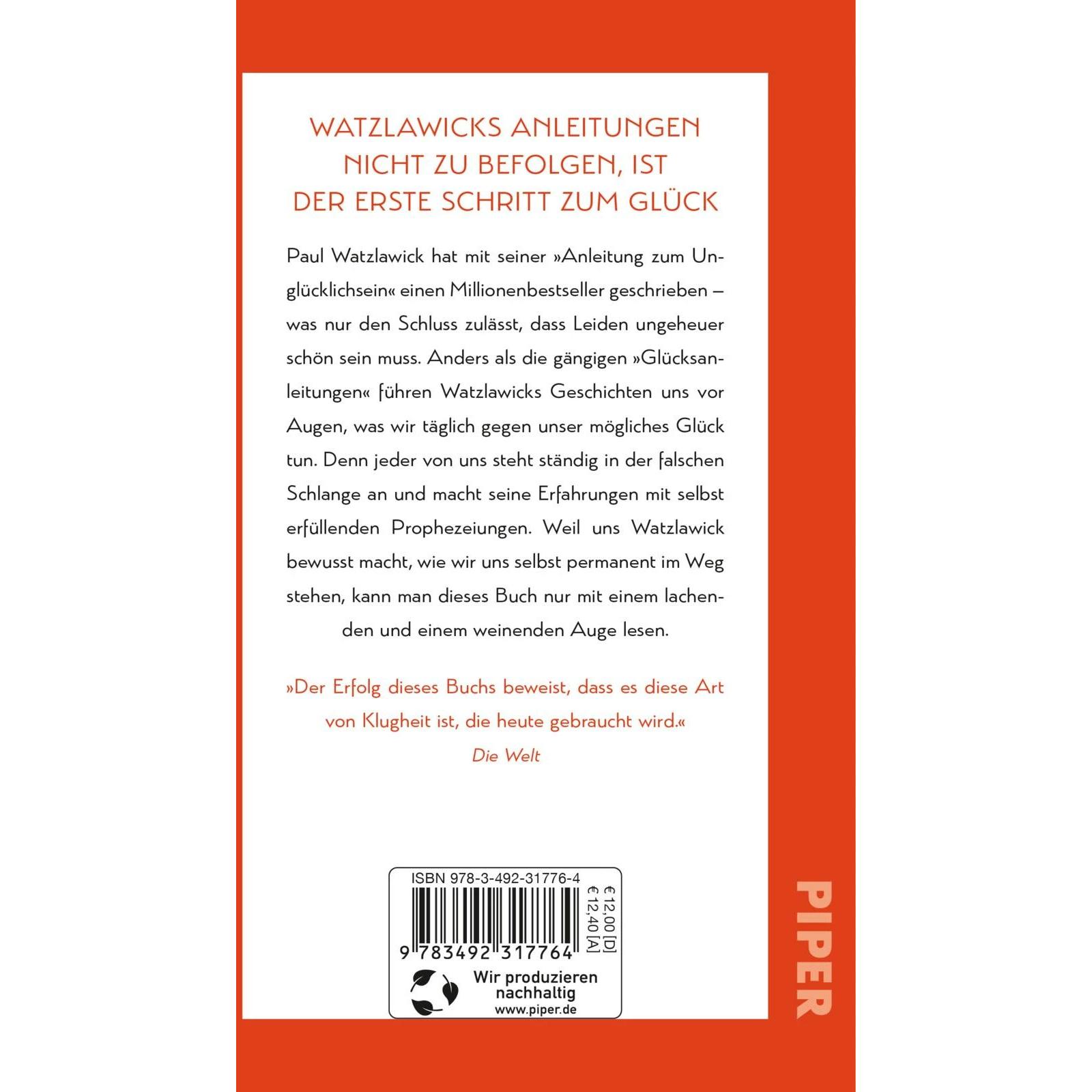 Thumbnail - Anleitung zum Unglücklichsein, Fachbücher von Paul Watzlawick