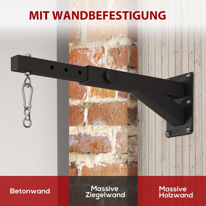 Produktbild SportNow Boxsack Wandhalterung Stahl Schwarz