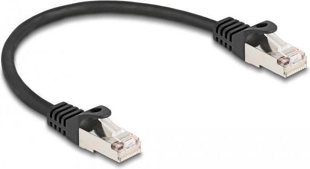 Actual product image Delock Cable RJ50 plug to RJ50 plug S/FTP 0.25 m black (S/FTP, 0.25 m)