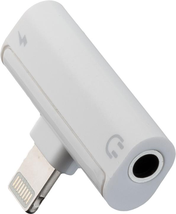 Productafbeelding Peter Jäckel DUAL ADAPTER Lightning en 3,5mm jack aansluiting (Bliksem, 3,5 mm aansluiting)
