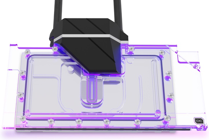 Actual product image Alphacool Eiswolf 2 AIO - 360mm RTX 3090TI Suprim X with Backplate