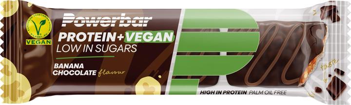 Powerbar Protein+Vegan Riegel Banana Chocolate 42 g (Banana Chocolate, 2 Stk., 42 g)