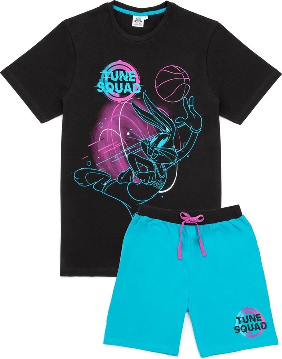 Actual product image Space Jam Tune Squad Pajamas With Shorts Boys (110)