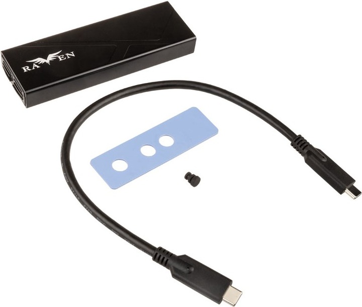 Image du produit Silverstone SST-RVS03 Boîtier M.2 SSD, USB-C (M.2 2280)