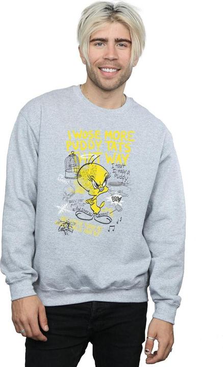 Immagine prodotto Looney Tunes Tweety Pie More Puddy Tats Felpa Uomo (S)